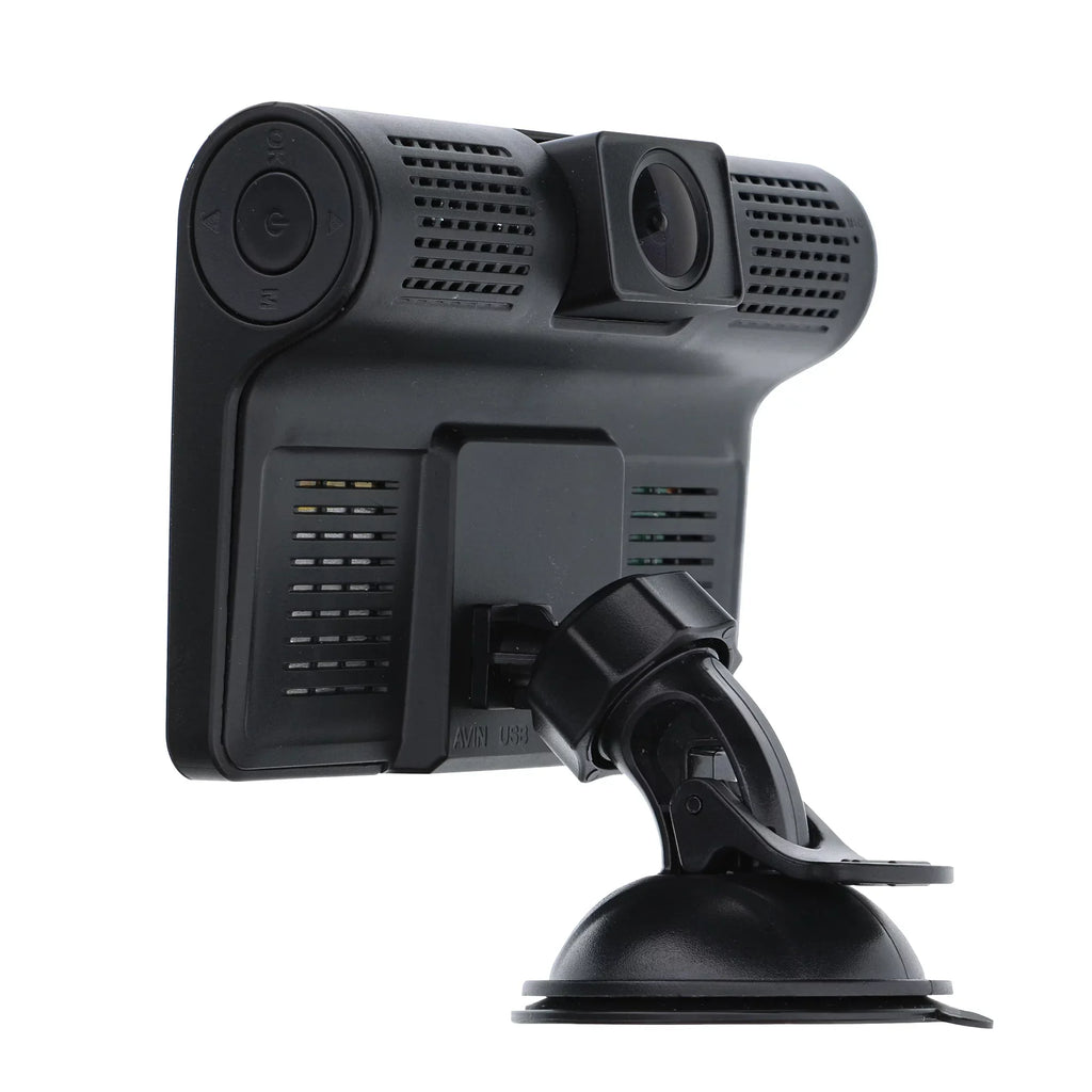 New Armor All Universal 4 inch LCD 1080P HD Dual-Lens Dash Camera, G-sensor Detects Motion and Accidents, Two Cameras, Micro-SizeD Card Sizelot