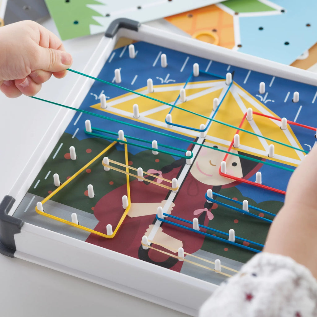 Guidecraft Geo Boards, Multicolour Sizekill & Action Sizeet