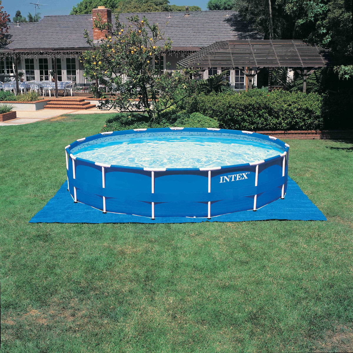 Intex Metal Frame Pool Sizeet, 15-Feet by 48-Inch (Older Model)