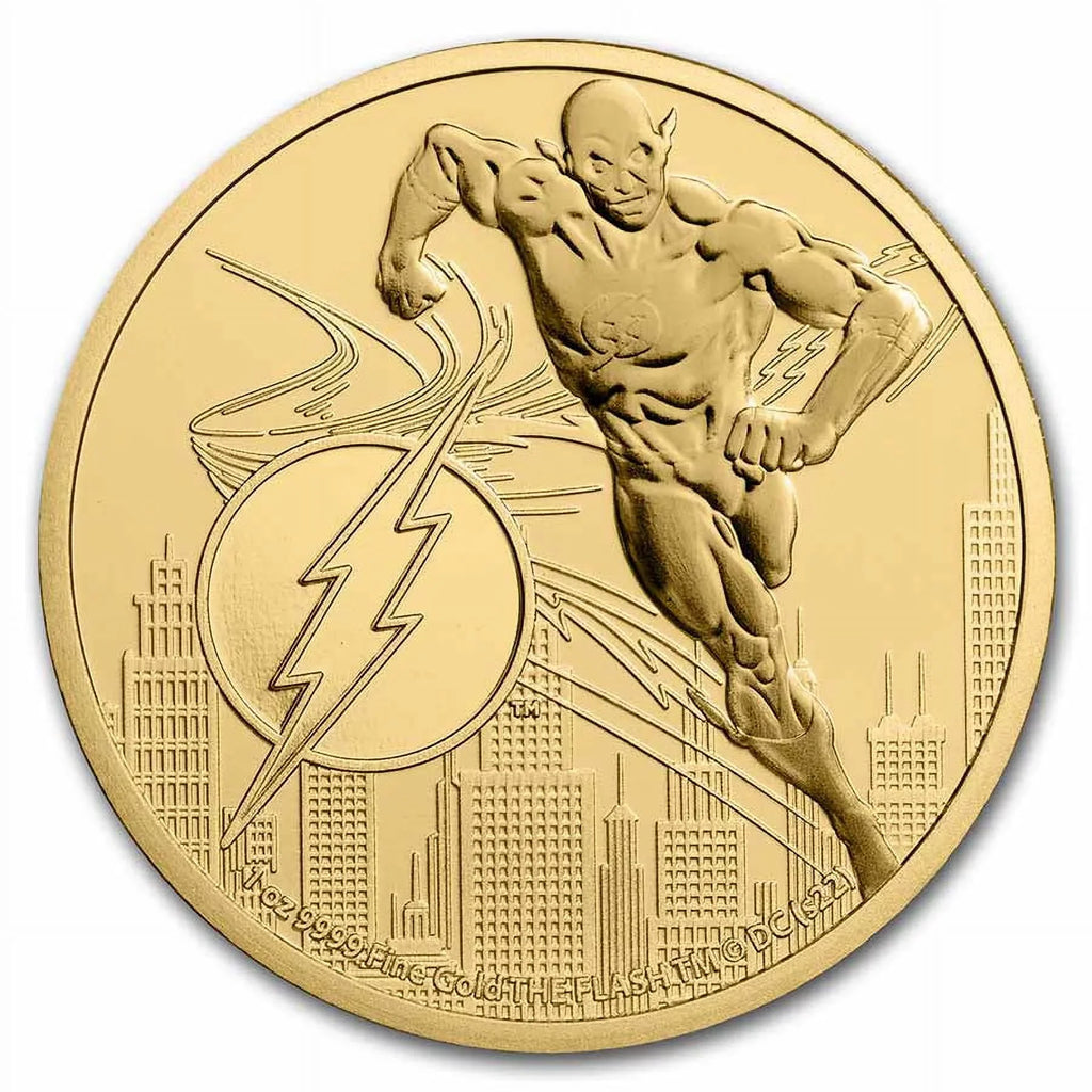 2022 Niue 1 oz Gold $250 DC Comics Justice League: The Flash
