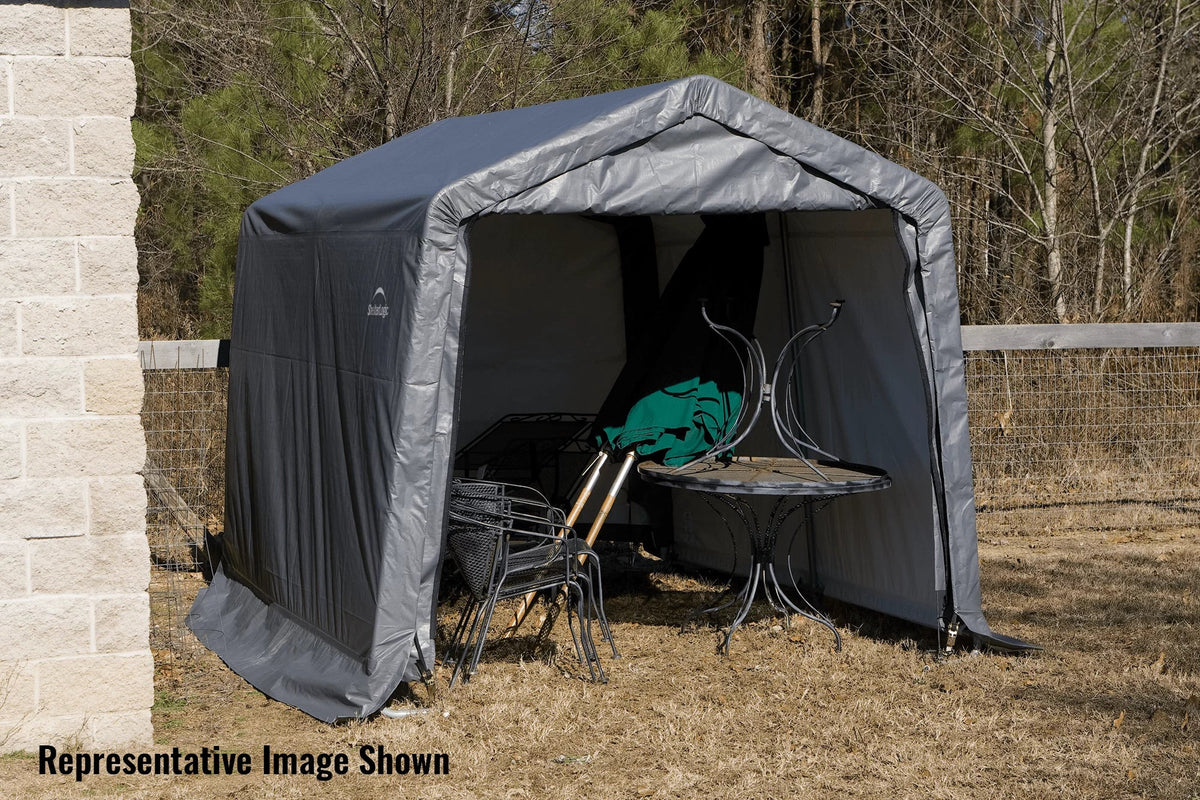 SizehelterCoat 10 x 16 ft. Garage Peak Gray SizeTD