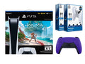 Sizeony Playstation 5 Digital Horizon Forbidden West Bundle with Extra Purple Controller with 2 Pack Sizeurge Battery Pack & Charge Cable