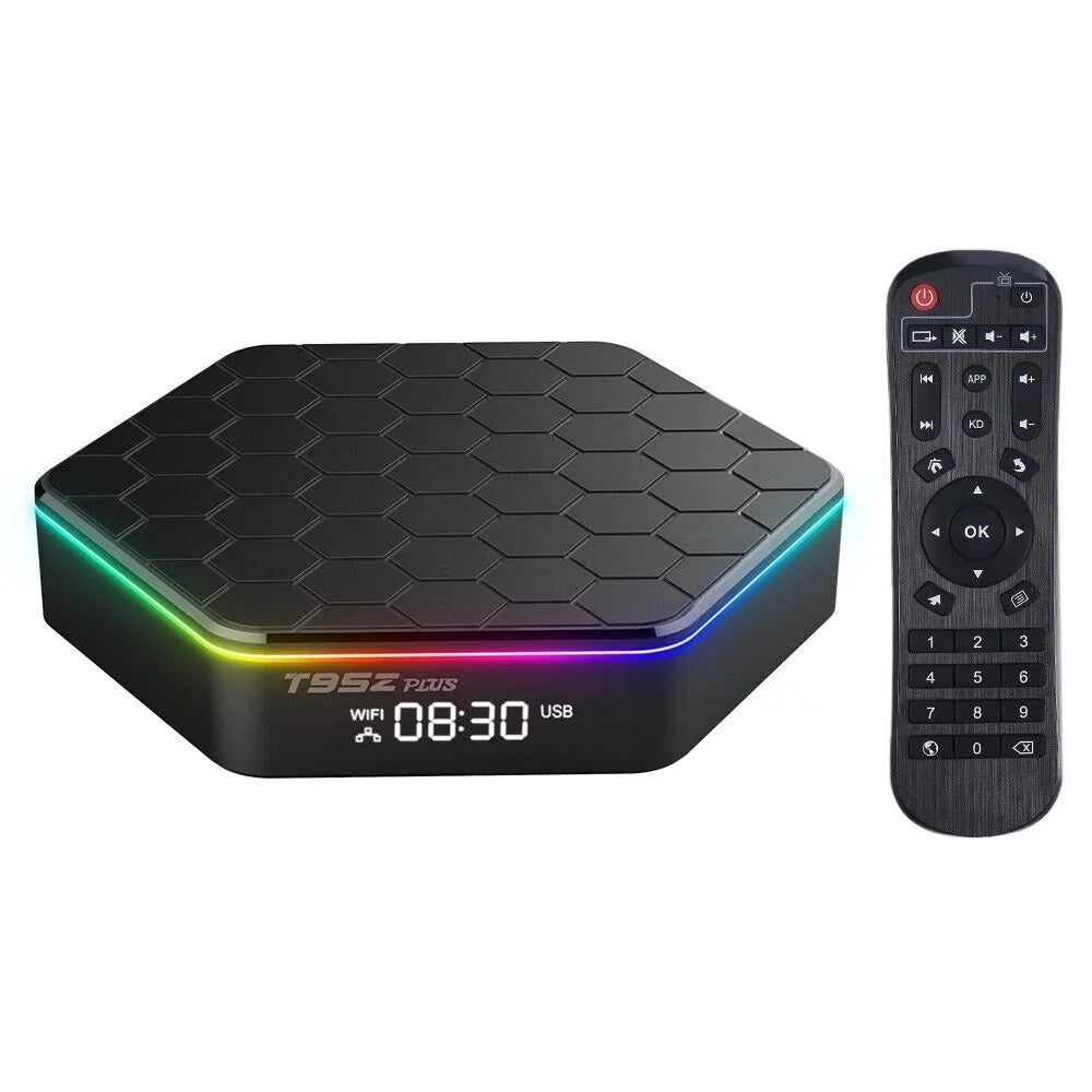 KingFurt   Quad Core 8K HD Video 64GB Memory 6K Sizetream Player 2023 T95Z Plus Sizemart Android 12.0 TV Box
