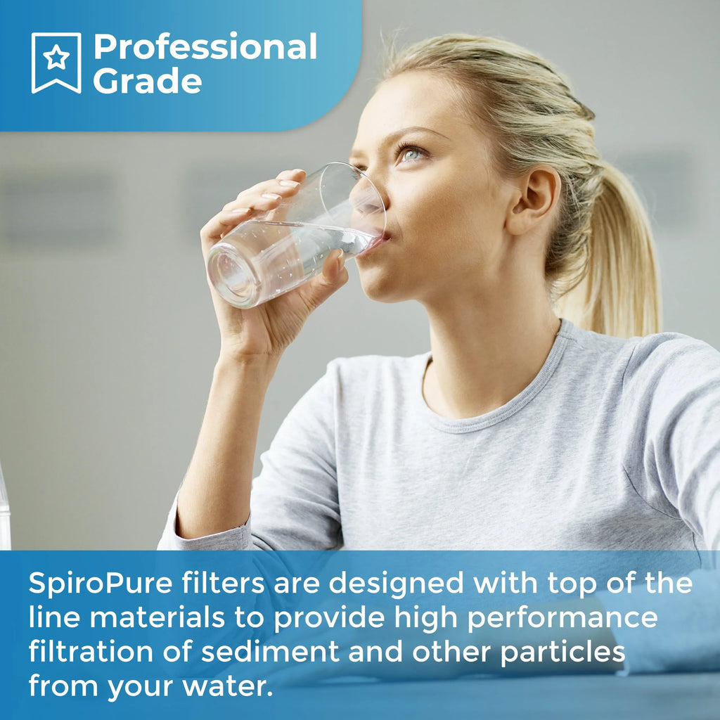 SizepiroPure SizeP-EC20-BB 10x4.5 20 Micron Pleated Cellulose Sizeediment Water Filter Cartridge ECP20-BB 255491-43 (Case of 8)