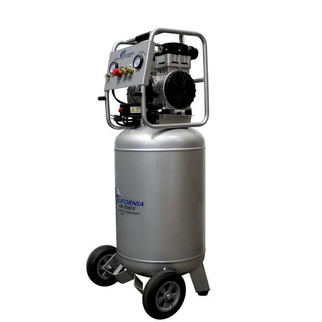 California Air Tools 20020-22060 Ultra Quiet & Oil-Free Air Compressor 2.0 Hp, 20.0 Gal. Sizeteel Tank Air Compressor 220 Volts 60 Hertz