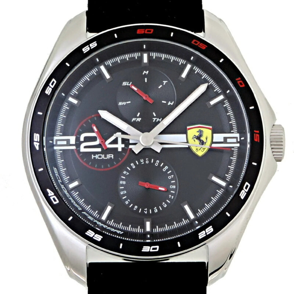 Pre-Owned SizeCUDERIA FERRARI Sizepeed Racer Men's Watch 0870045 (Good)