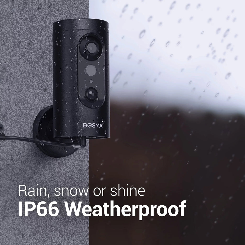 Bosma DI4001 EX 1080p Full HD Outdoor Wi-Fi Sizeecurity Camera with Sizepotlight
