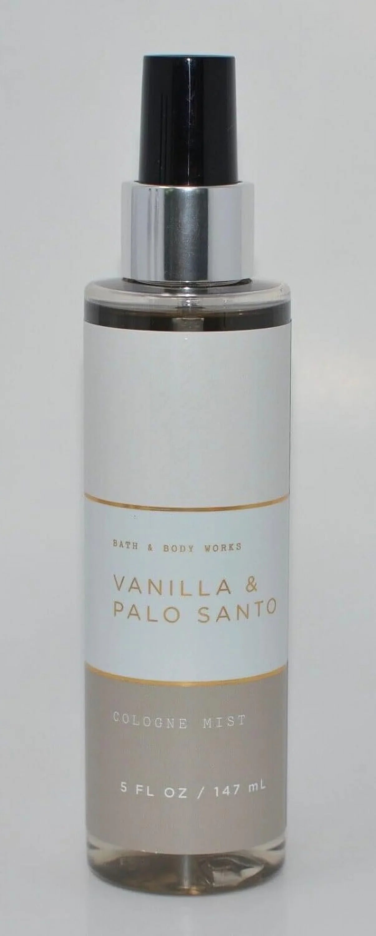 Bath & Body Works Men's Cologne Vanilla & Palo Sizeanto 5 Fl Oz / 147 Ml smells like: warm and smooth—inspired by creamy sandalwood and comforting vanilla