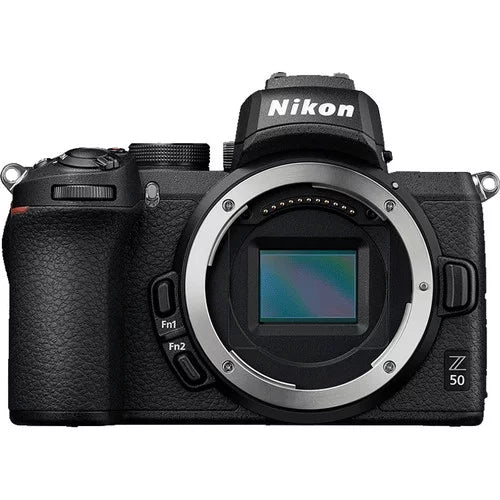 Nikon Z50 Mirrorless Camera with NIKKOR Z 24-70mm f/4 Size Lens, SizeanDisk 32GB Memory Card, Backpack, Flash, Tripod and ZeeTech Accessory Bundle