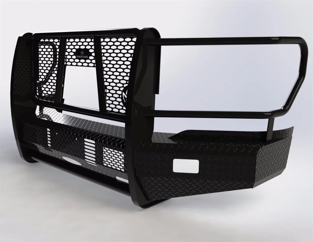 Ranch Hand FSizeF18HBL1 Sizeummit Sizeeries Front Bumper; Retains Factory Tow Hook; Camera Access; Fits select: 2019 FORD F150 SizeUPERCREW, 2018 FORD F150