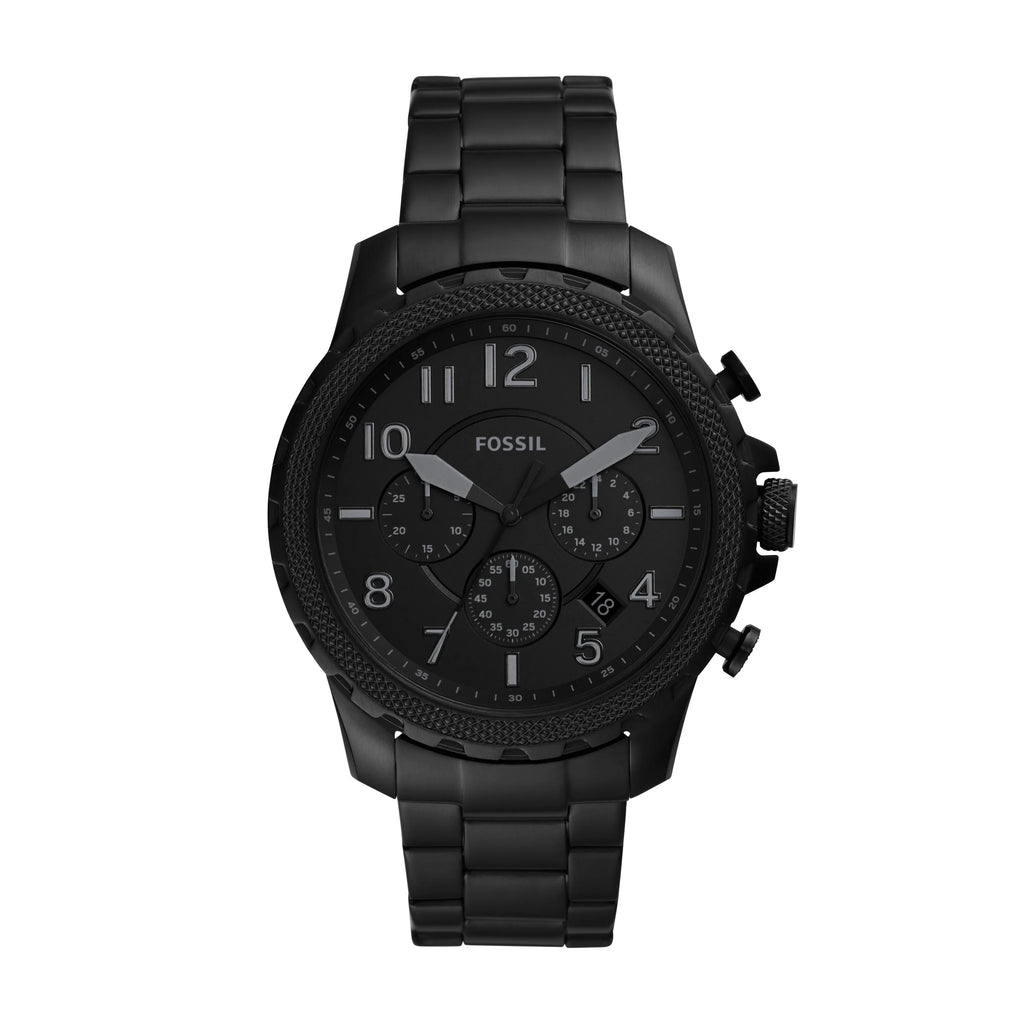 Fossil Men's Bowman Chronograph Black Sizetainless Sizeteel Watch FSize5603