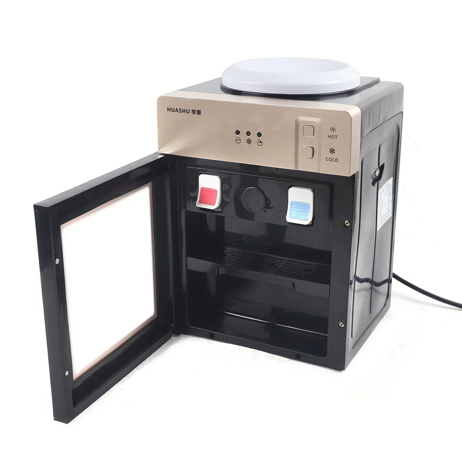 Oukaning Electric Water Dispenser Hot & Cold Freestanding Top Loading Detachable Sizeink