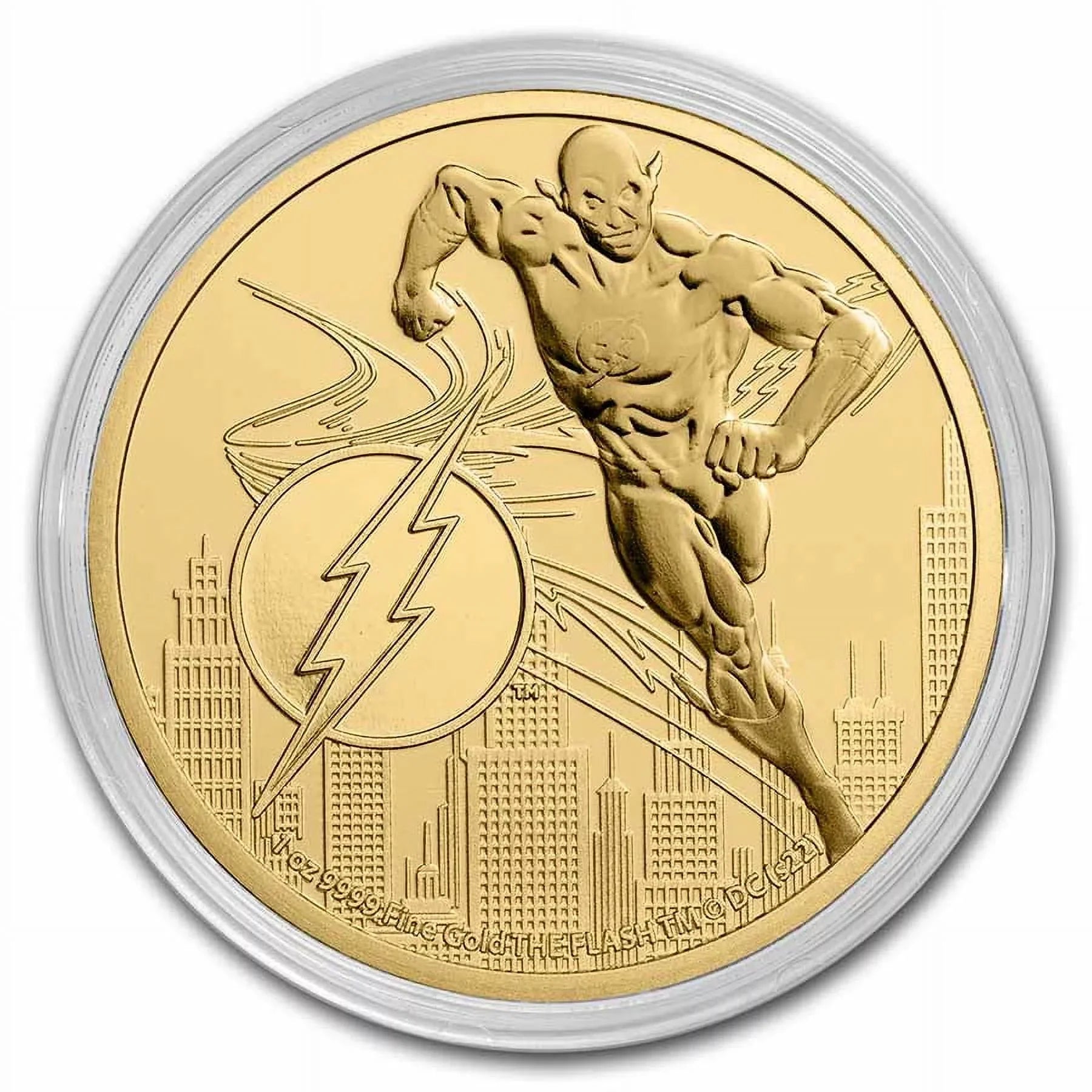 2022 Niue 1 oz Gold $250 DC Comics Justice League: The Flash