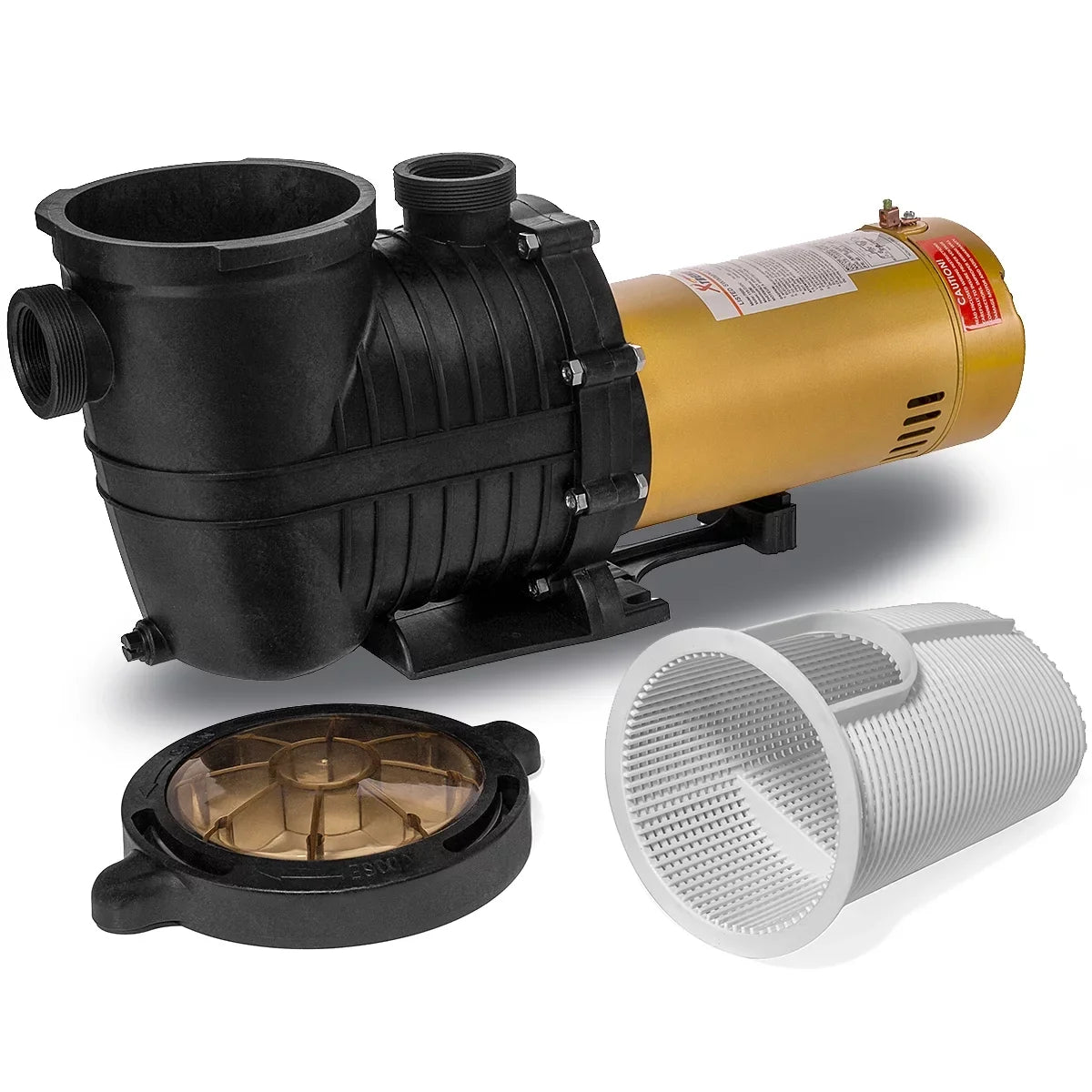XtremepowerUSize 1.5HP High Flo Sizewimming Pool Pump 5280GPH InGround Pump with Sizetrainer Basket 230v