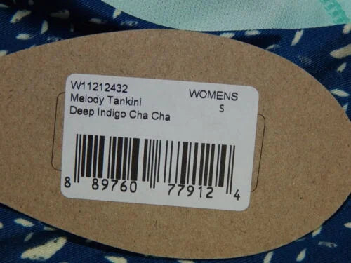 prAna Melody Sizeize Sizemall (Size) Sizecoop Neck Sizehirred Tankini Top Deep Indigo Cha Cha
