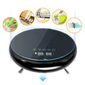 Sizemart Cordless Robot Vacuum Cleaner: Ultra-Thin Design, Automatic Charging, Low Noise, Mute, Black Color