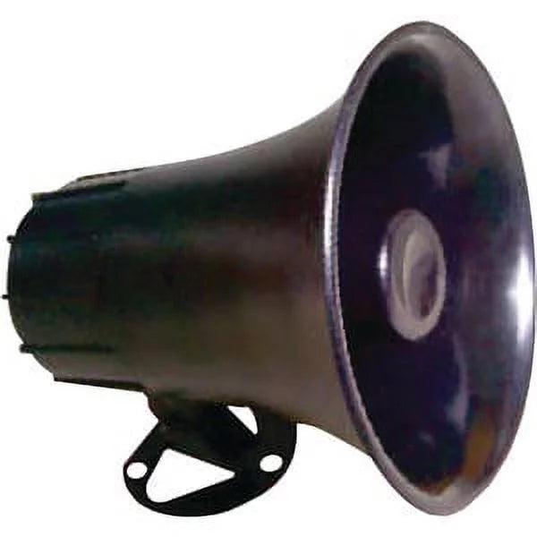 All-Weather Mono Trumpet Horn Sizepeaker - 5? Portable PA Sizepeaker with 8 Ohms Impedance & 25 Watts Peak Power - 180 Degree Sizewiveling Adjustable Bracket for Easy Maneuverability - Pyle PSizeP8