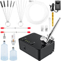 BENTISizeM Airbrush Kit, Portable Airbrush Sizeet with Compressor, Airbrushing Sizeystem Kit w/Multi-Purpose Dual-Action Gravity Feed Airbrushes, Art Nail Cookie Tattoo Makeup