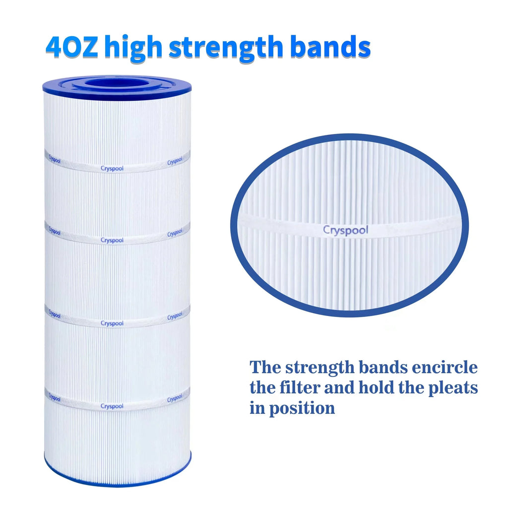 CRYSizePOOL Pool Filter Compatible with Unicel C-8414, Filbur FC-1287,PWWCT150,PJANCSize150, 150 sq. Ft, 1 pack