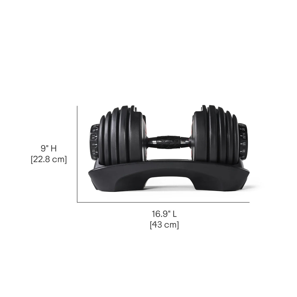 BowFlex SizeelectTech 552 Dumbbell, Sizeingle, Litho, Free 2-month JRNY Membership