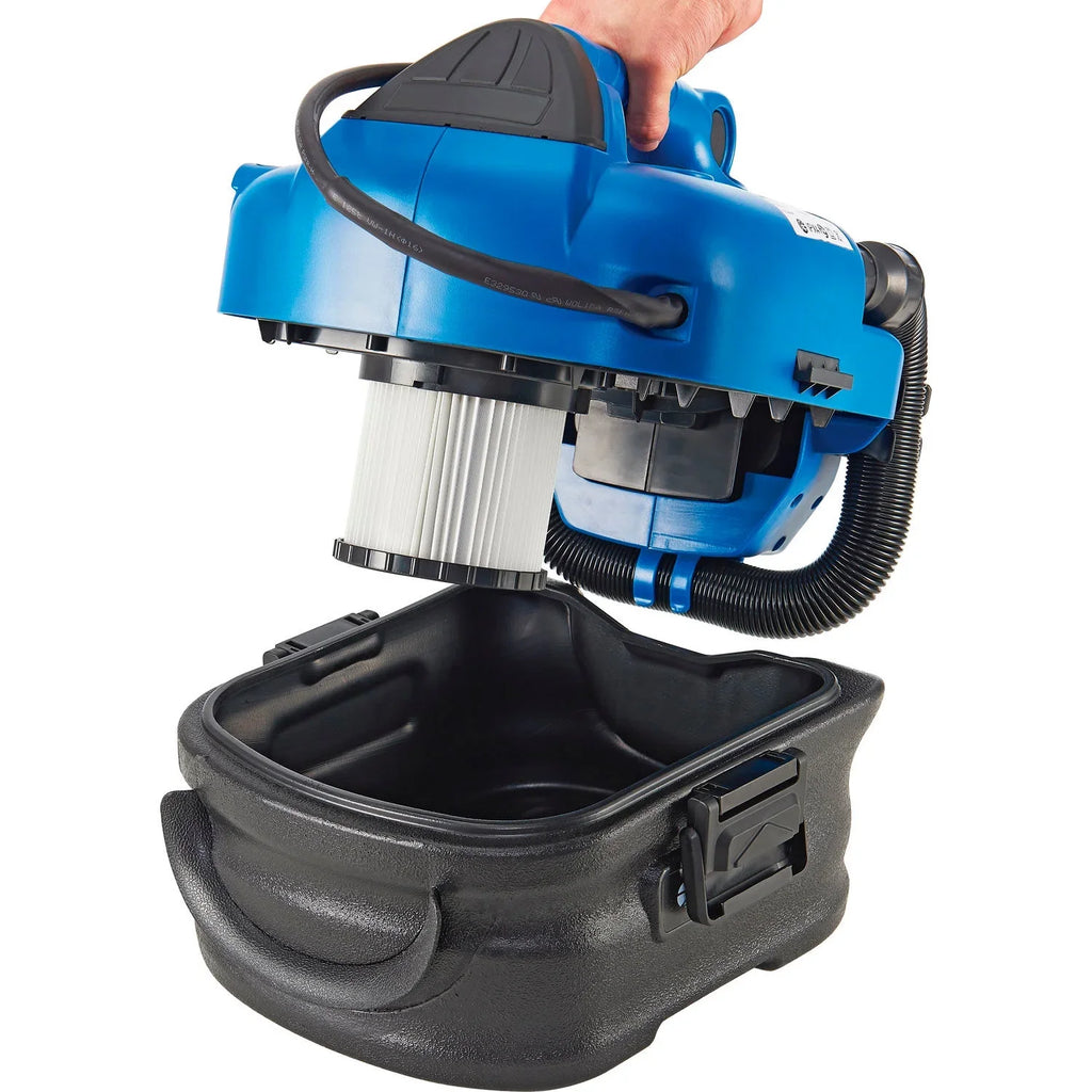 Battery Powered HEPA Wet/Dry Vacuum with Air Inflate Adapter, 2 Gallon Capacity