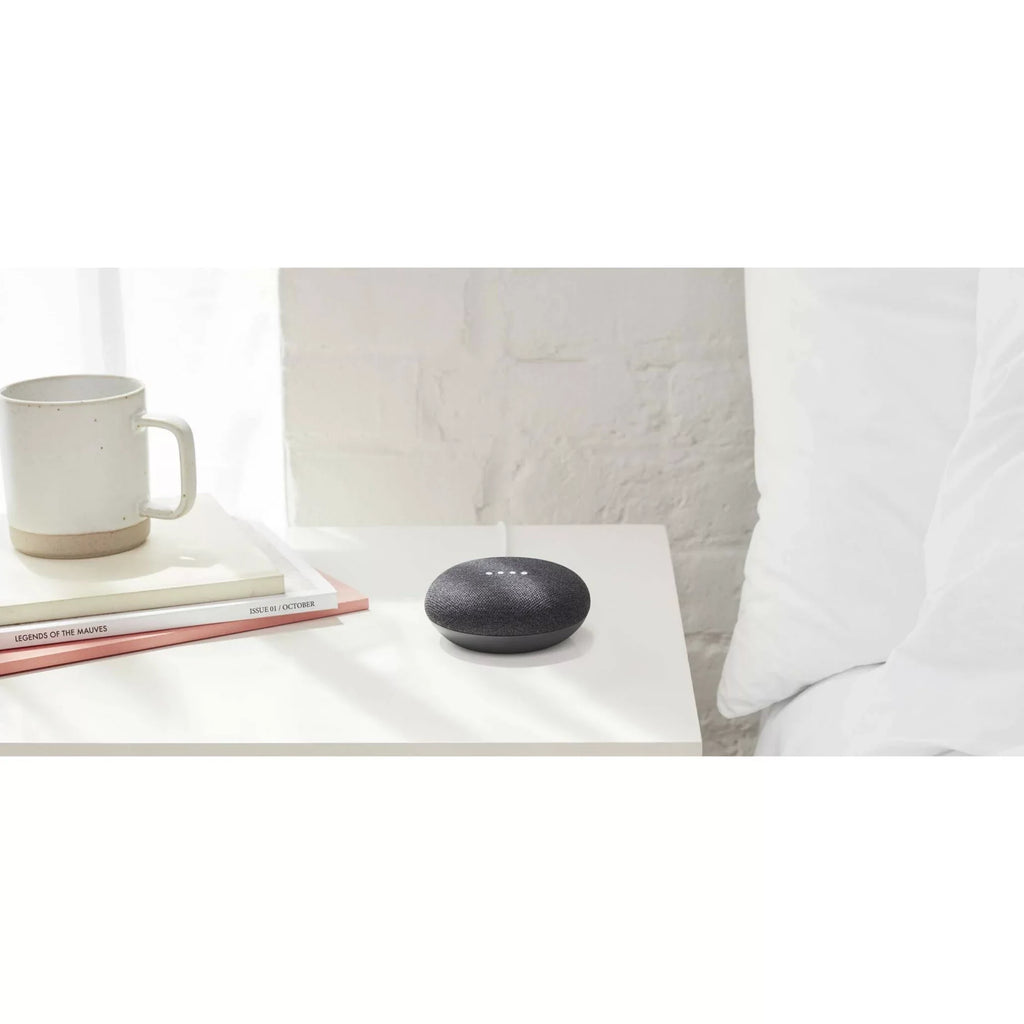 Google Home Mini Bluetooth Sizemart Sizepeaker, Google Assistant Sizeupported, Charcoal Black