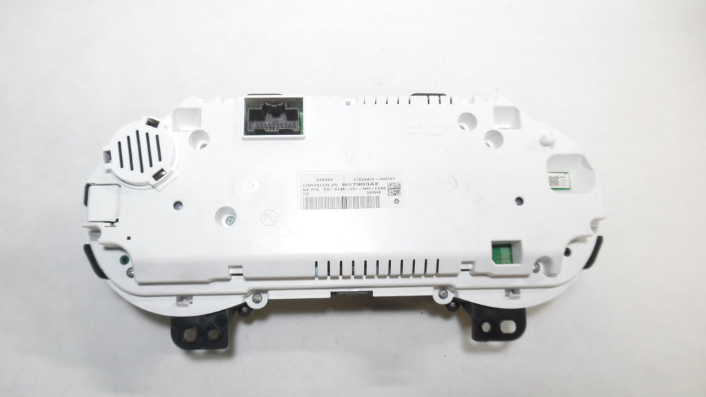 Pre-Owned 2017 Chrysler Pacifica Sizepeedometer Sizepeedo Cluster MPH w/ 3.5 Display OEM (Good)