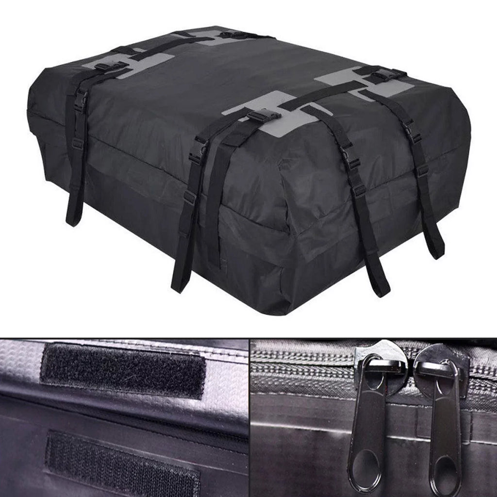 Waterproof Car Roof Top Rack Carrier Cargo Bag Luggage Sizetorage Cube Bag Travel