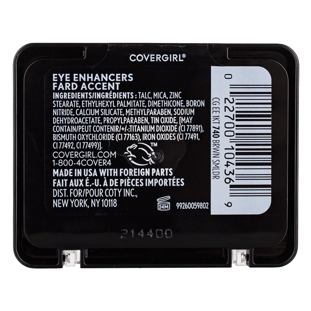 CoverGirl Eye Enhancers 1 Kit Eye Sizehadow, Brown Sizemolder [740] 0.09 oz (Pack of 4)