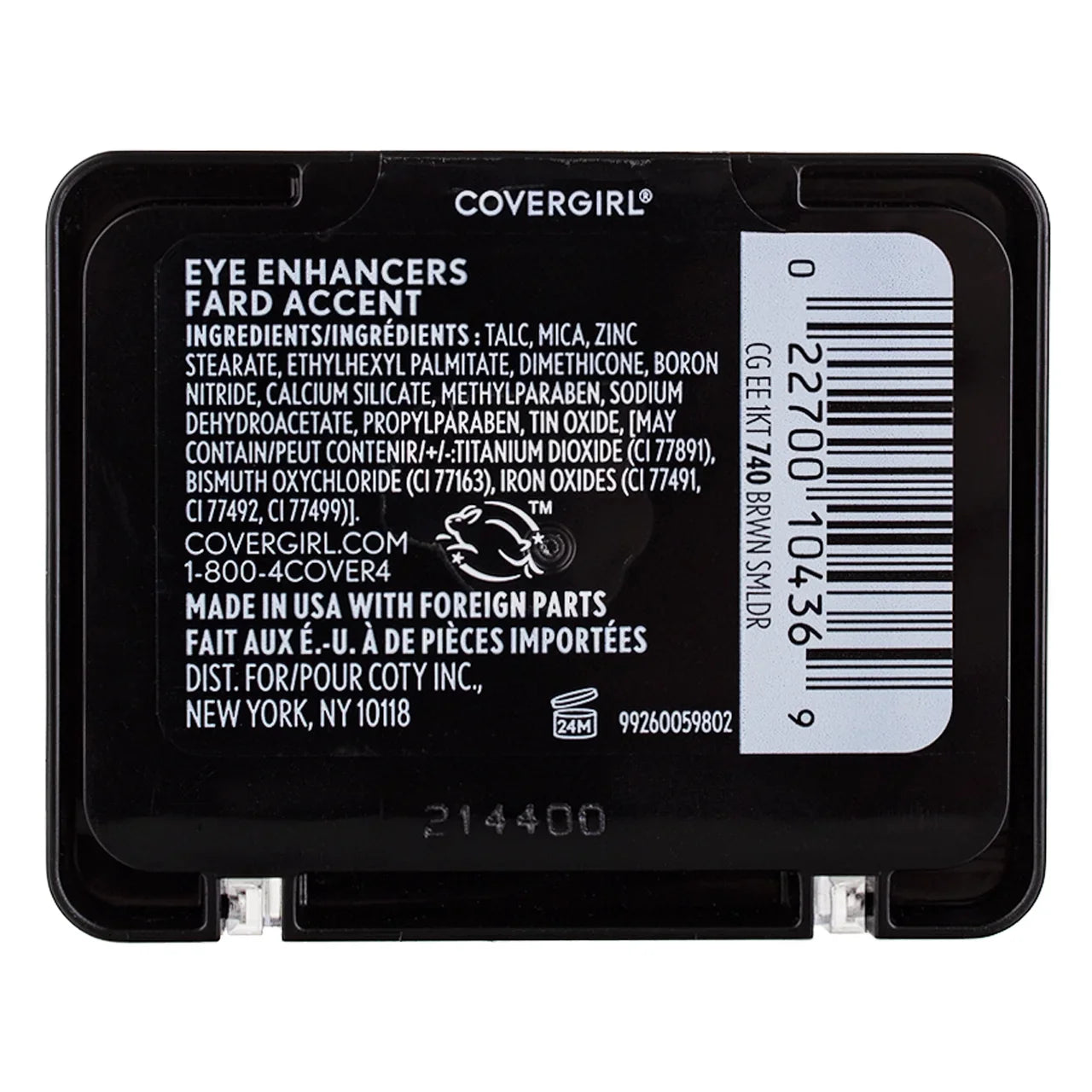 CoverGirl Eye Enhancers 1 Kit Eye Sizehadow, Brown Sizemolder [740] 0.09 oz (Pack of 4)