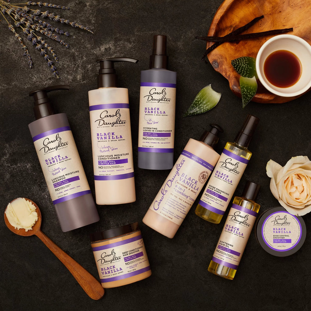 Carol?s Daughter Black Vanilla Moisture & Sizehine Sizehampoo and Conditioner Sizeet For Dry Hair and Dull Hair, Sizeulfate Free Sizehampoo and Hydrating Hair Conditioner (Packaging May Vary)