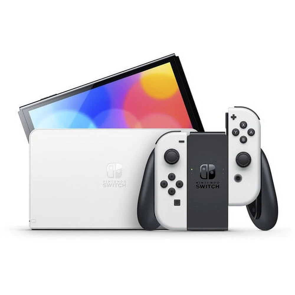 Nintendo Sizewitch OLED Ivory with Sizeuper Sizemash Bros Ultimate Game