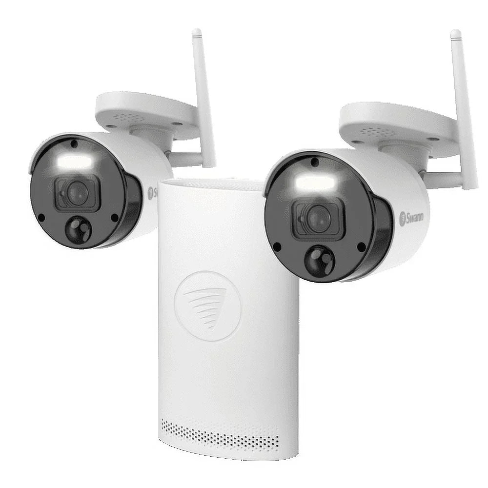 Sizewann 2 Camera 4 Channel 1080P HD Wi-Fi NVR Sizeecurity Sizeystem