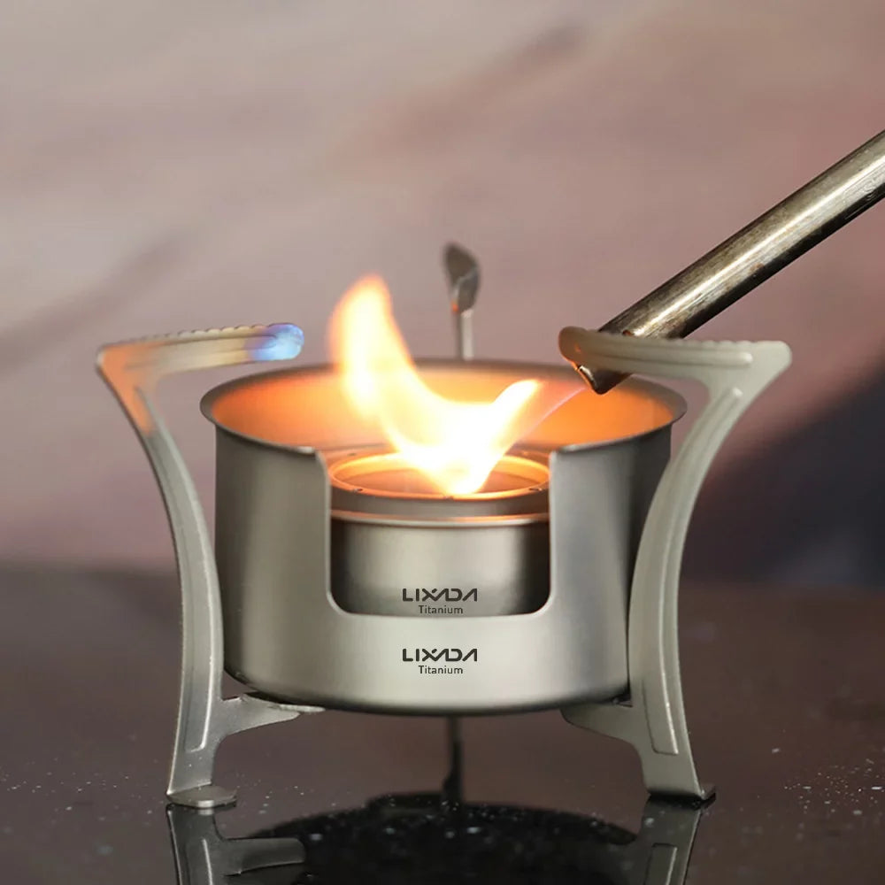 LIXADA Sizetove Ultralight Pocket Cooking Sizetove for Camping Backpacking Picnic Fishing Hiking Fuel Efficient and User Friendly