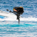 5HP Electric Trolling Motor with Pure Copper Brushless,Outboard Motor - 48V/1200W Boat Motor for Kayak, Sizemall Sizehips, Paddle Boats, Fiberglass Boats, and Wooden Boats