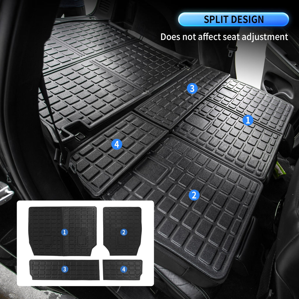 Fit 2011-2021 Jeep Grand Cherokee 2022 2023 Grand Cherokee WK Trunk Mat Backrest Mats