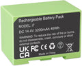 3200mAh i7 Lithium ion Replacement Battery for Irobot Roomba i7 7150 i7+ 7550 e5 e5152 e5154 i4 4150 i4+ i3 3150 i3+ 3550 ABL-D1 4624864