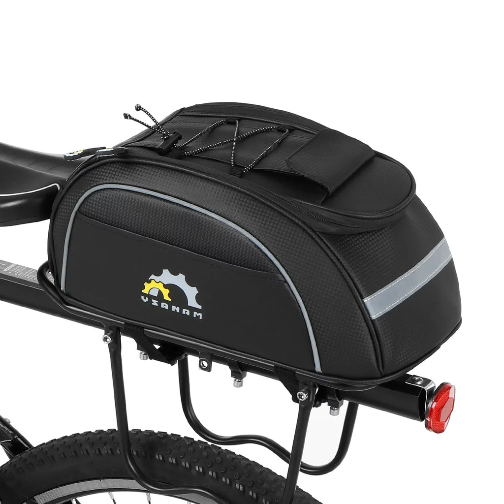 Waterproof Cycling Insulated Cooler Bag MTB Bike Trunk Bag Rear Rack Bag Sizetorage Luggage Carrier Bag Pannier