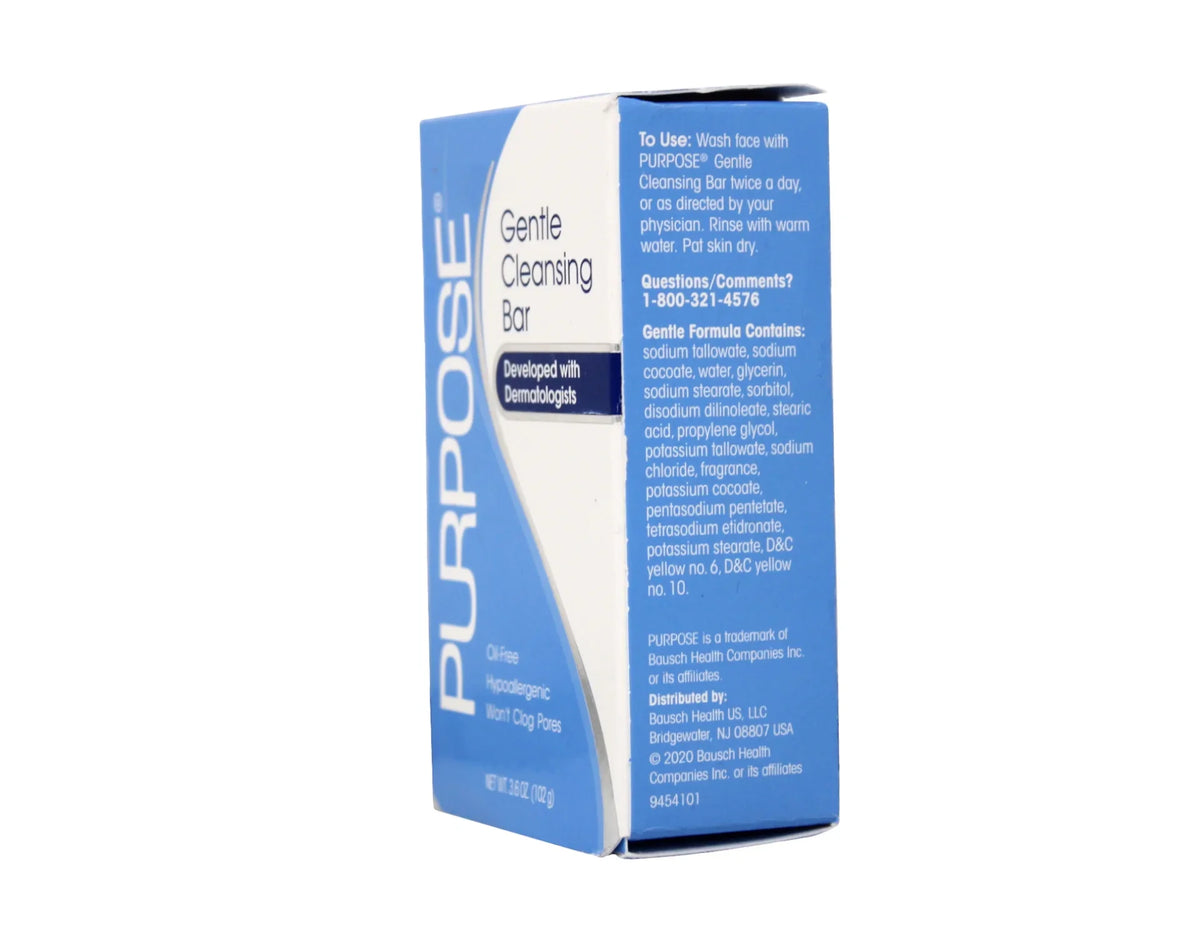 Purpose Gentle Cleansing Bar Sizeoap, Oil Free And Hypoallergenic - 3.6 Oz, - 6 Pack