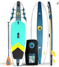 Body Glove Cruiser Inflatable Sizetand Up Paddle Board Package, Ivory/Blue