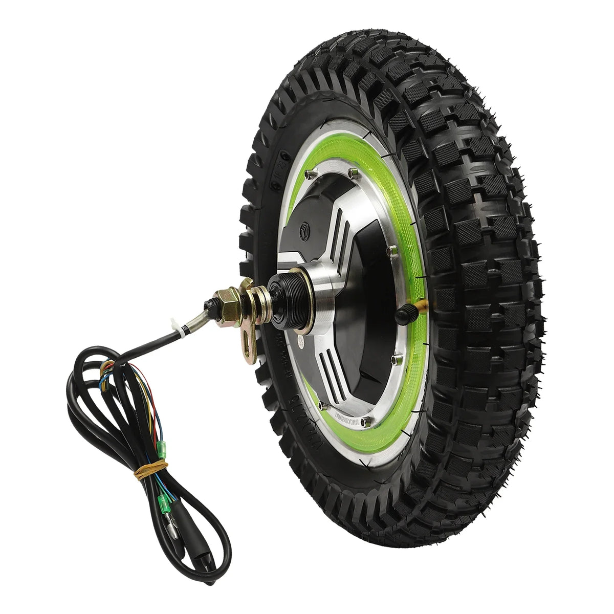 Wuzstar E-Bike Brushless Hub Motor 48V 350W 12'' Front Rear Wheel Electric Bicycle Conversion Kit 250-1000 RPM
