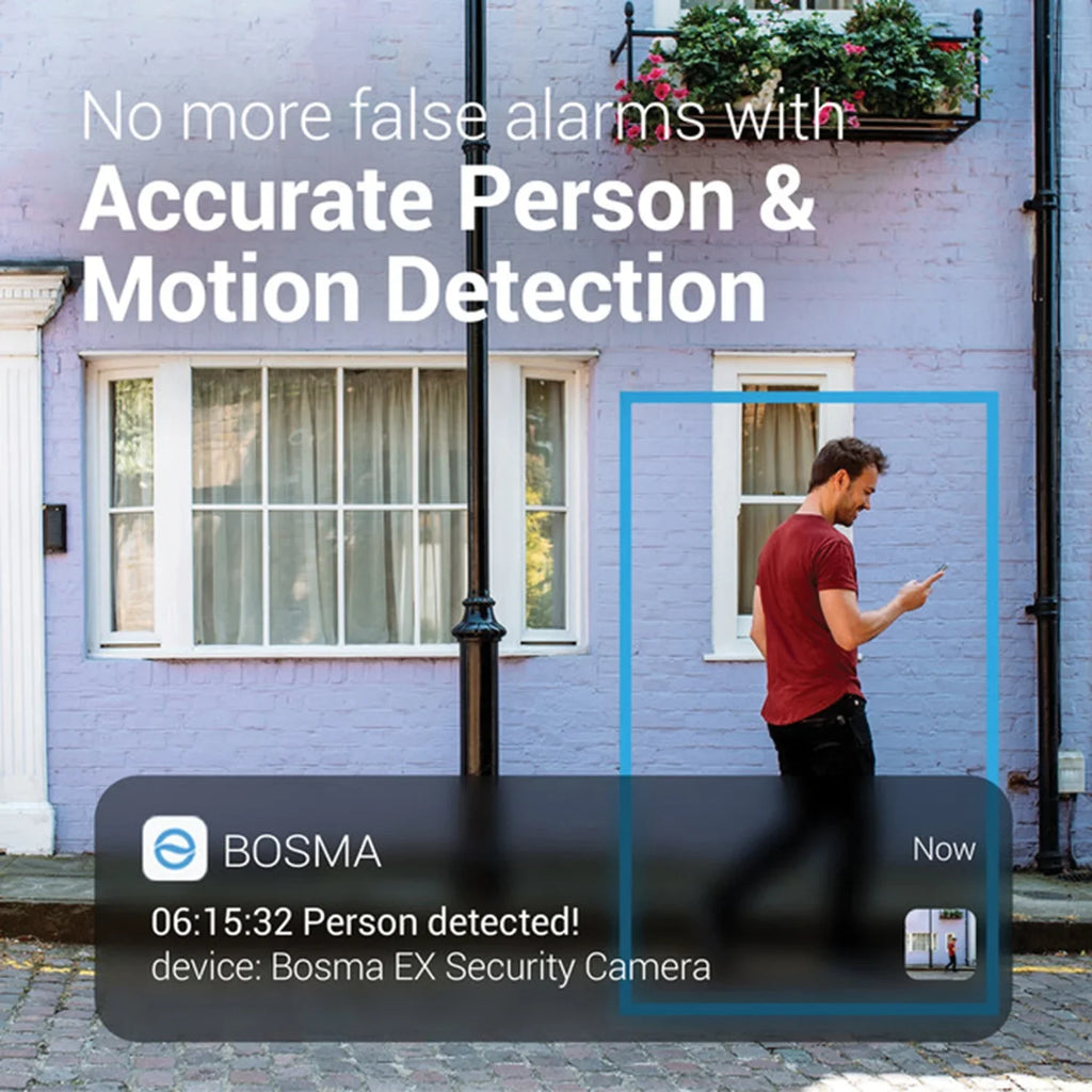 Bosma DI4001 EX 1080p Full HD Outdoor Wi-Fi Sizeecurity Camera with Sizepotlight