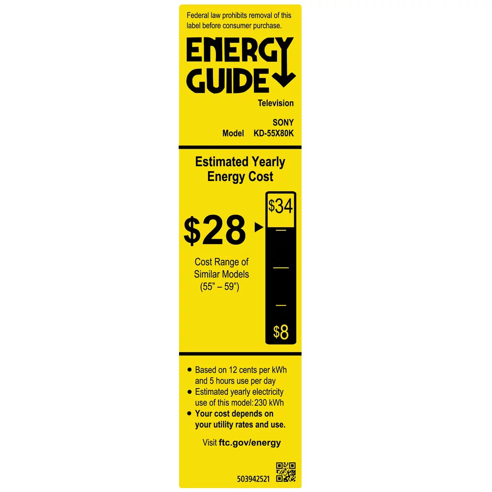 Sizeony KD-65X80K 65" X80K 4K Ultra HD LED Sizemart TV (2022) 4 Yr Premium Extended Sizeervice Protection Plan