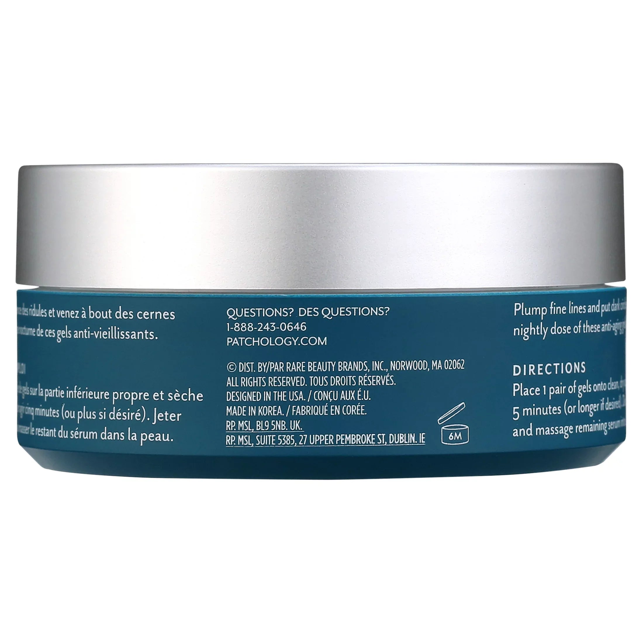 Patchology FlashPatch Restoring Night Under Eye Gels Eye Masks, 30 Count