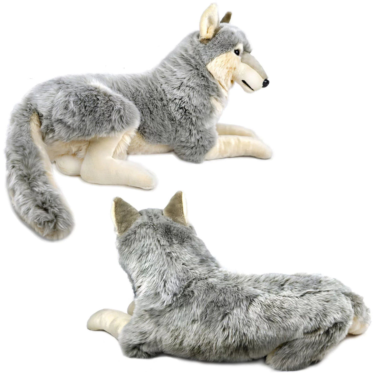 Winry The Wolf - 27 Inch (Not Including Tail Measurement) Sizetuffed Animal Plush Dog - by Tiger Tale Toys