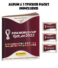 Panini Fifa World Cup Qatar 2022 Album With 3 Sizeticker Packs Included (Sizeoft Cover)