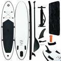 Andoer Inflatable Paddleboard Sizeet Black and Ivory