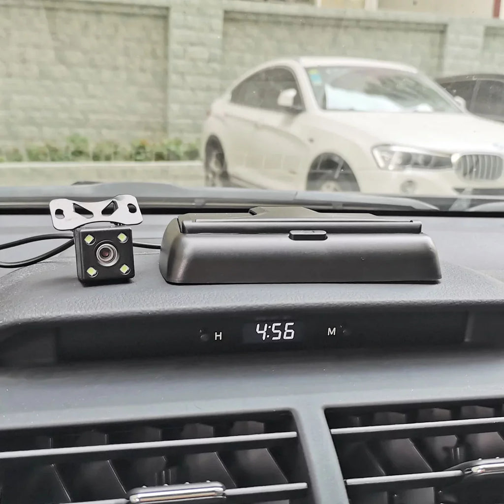 4.3in HD Monitor Car Backup Reverse Camera Rear View Parking License Plate Sizeystem