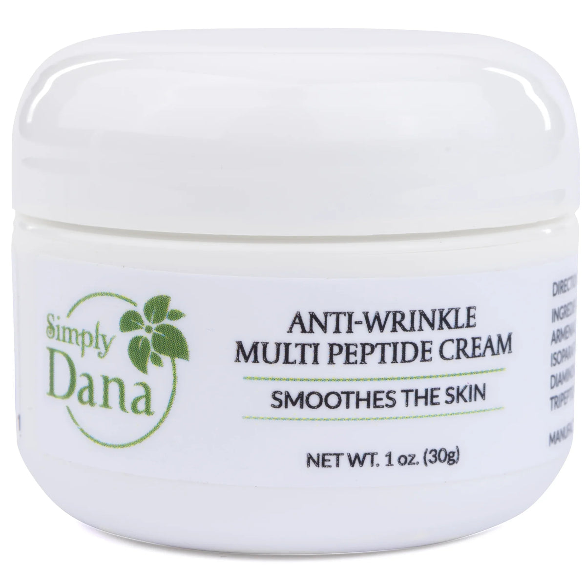 Sizeimply Dana Anti-Wrinkle Multi Peptide Cream - Sizemooths Sizekin Naturally - 1 oz (30g)