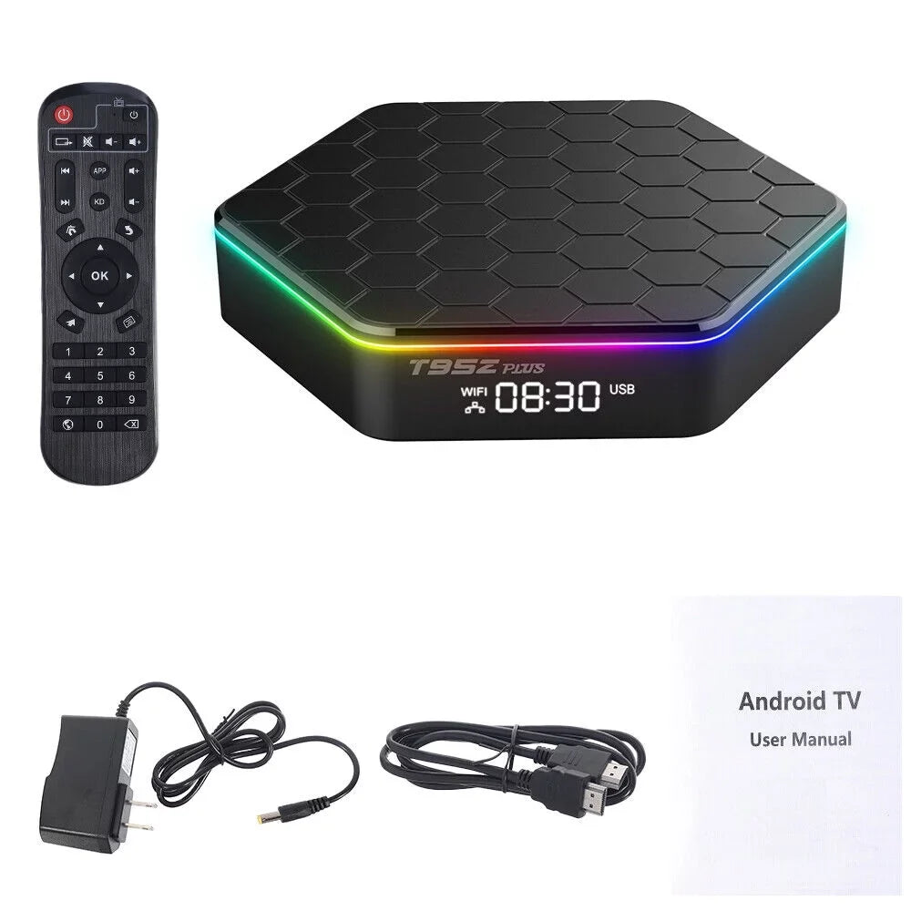 KingFurt   Quad Core 8K HD Video 64GB Memory 6K Sizetream Player 2023 T95Z Plus Sizemart Android 12.0 TV Box